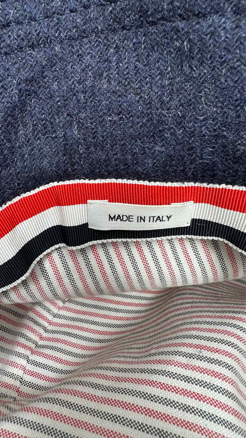 Thom Browne Felt Corduroy Patchwork Bucket Hat