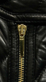 Gucci Quilted Leather Coat