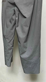 Paul Harnden Crinkled Reflective High-Waisted Wide Pants