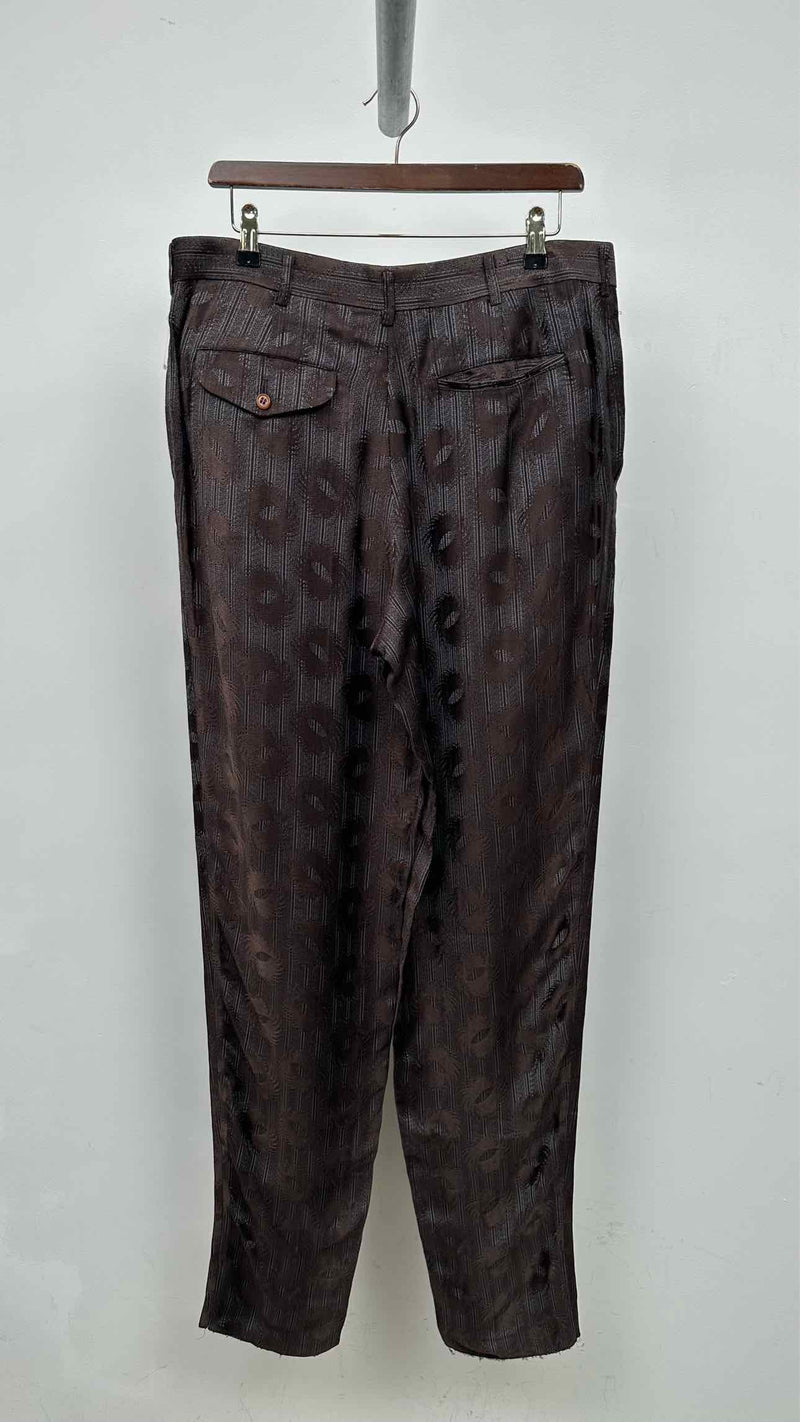 Comme Des Garcons Homme Plus Jacquard Satin Stripe Pants