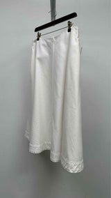 Khaite Renta Wide Denim Skirt