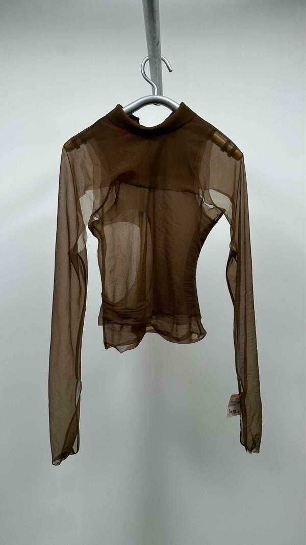 Eckhaus Latta Sheer L/S  Top