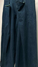 Martin Rose Fold-detailed Wide Jeans