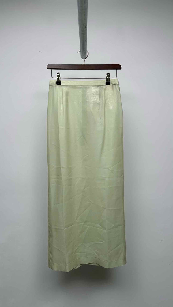 AURALEE Foil Printed Silk Long Skirt