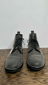 Saint Laurent William Studded Leather Combat Boots