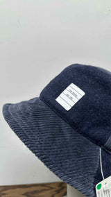Thom Browne Felt Corduroy Patchwork Bucket Hat