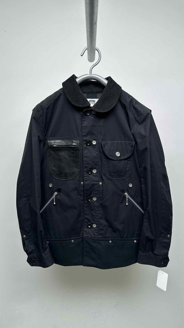 eYe Junya Watanabe Man X Seil Marschall Packable Leather-patched Jacket