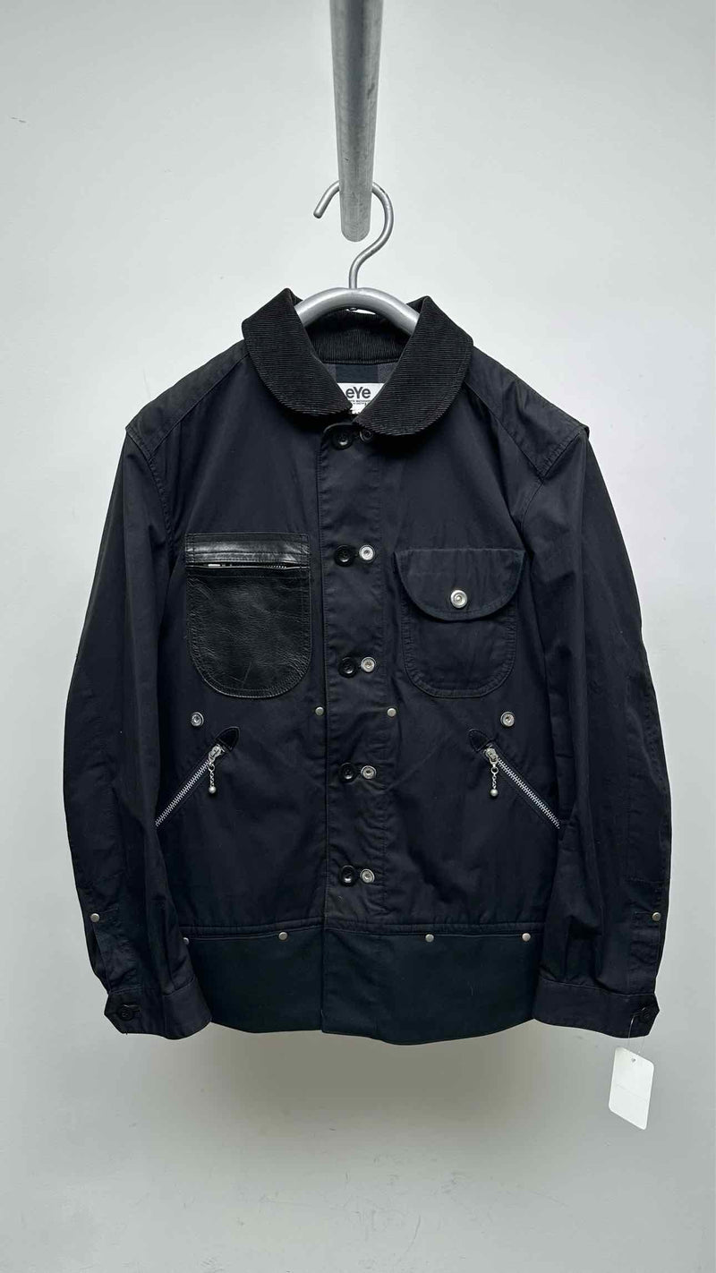 eYe Junya Watanabe Man X Seil Marschall Packable Leather-patched Jacket