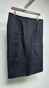 Valentino Polka-Dot Sheer Silk Skirt