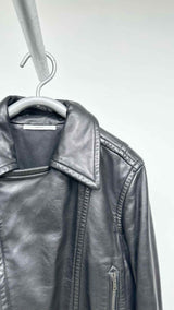 YSL Rive Gauche Leather Riders Jacket