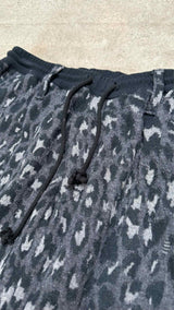 Yohji Yamamoto Pour Homme Leopard Jacquared Knit Sweatpants