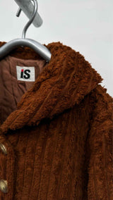 Issey Sport Big-collar Fazzy Corduroy Jacket