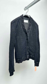 Margiela Mohair Mesh Detailed Cardigan