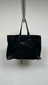 Balenciaga Papier Suede Tote Bag