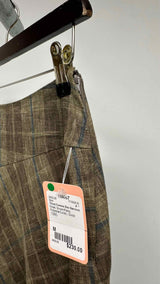 Tricot Comme Des Garcons Plaid Flare Midi Skirt