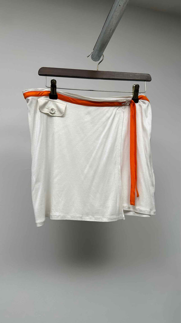Christian Dior Butique D-Buckle Wrap Mini  Skirt