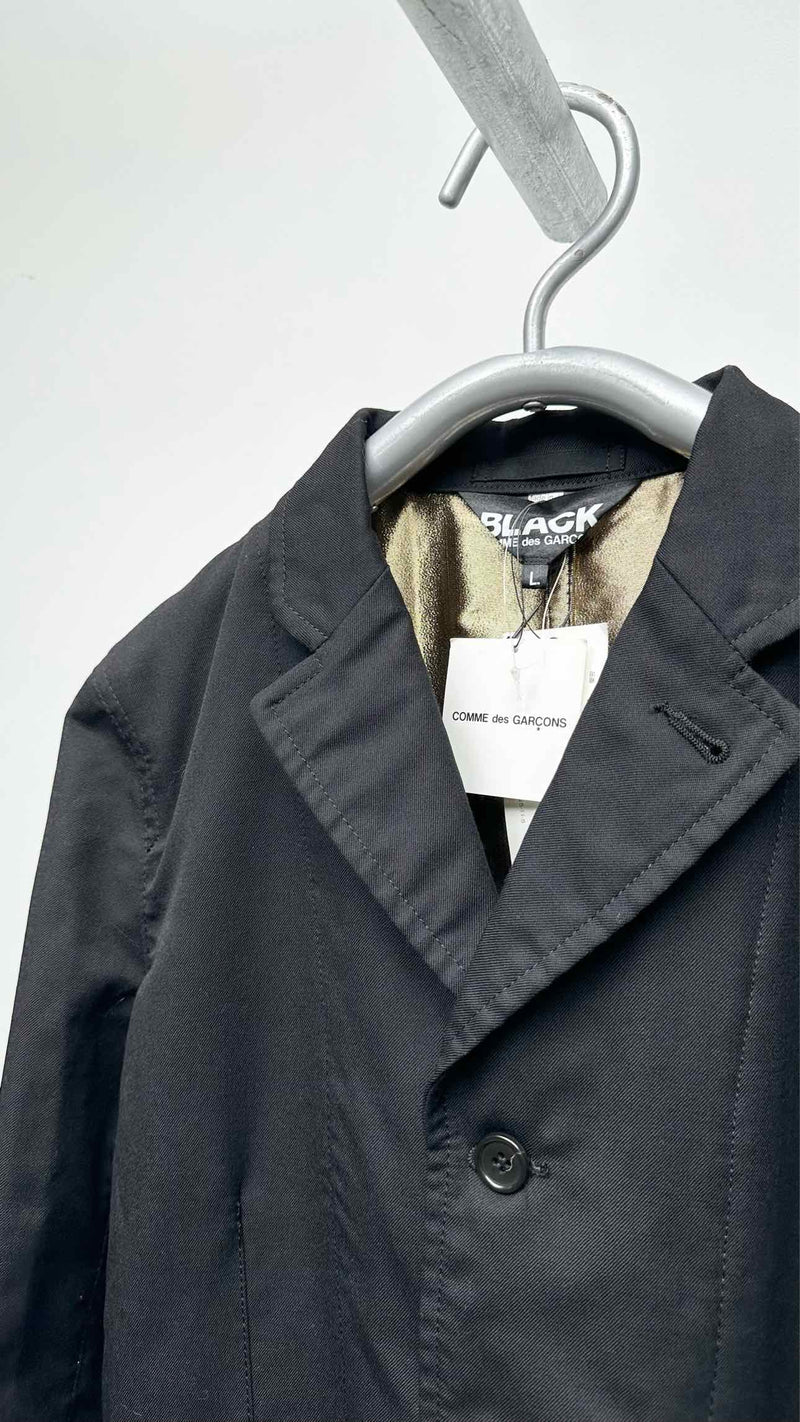 Comme des Garcons Black Gold-lining Coat