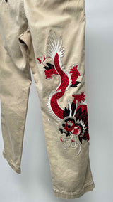 Gucci Dragon-patched Pants