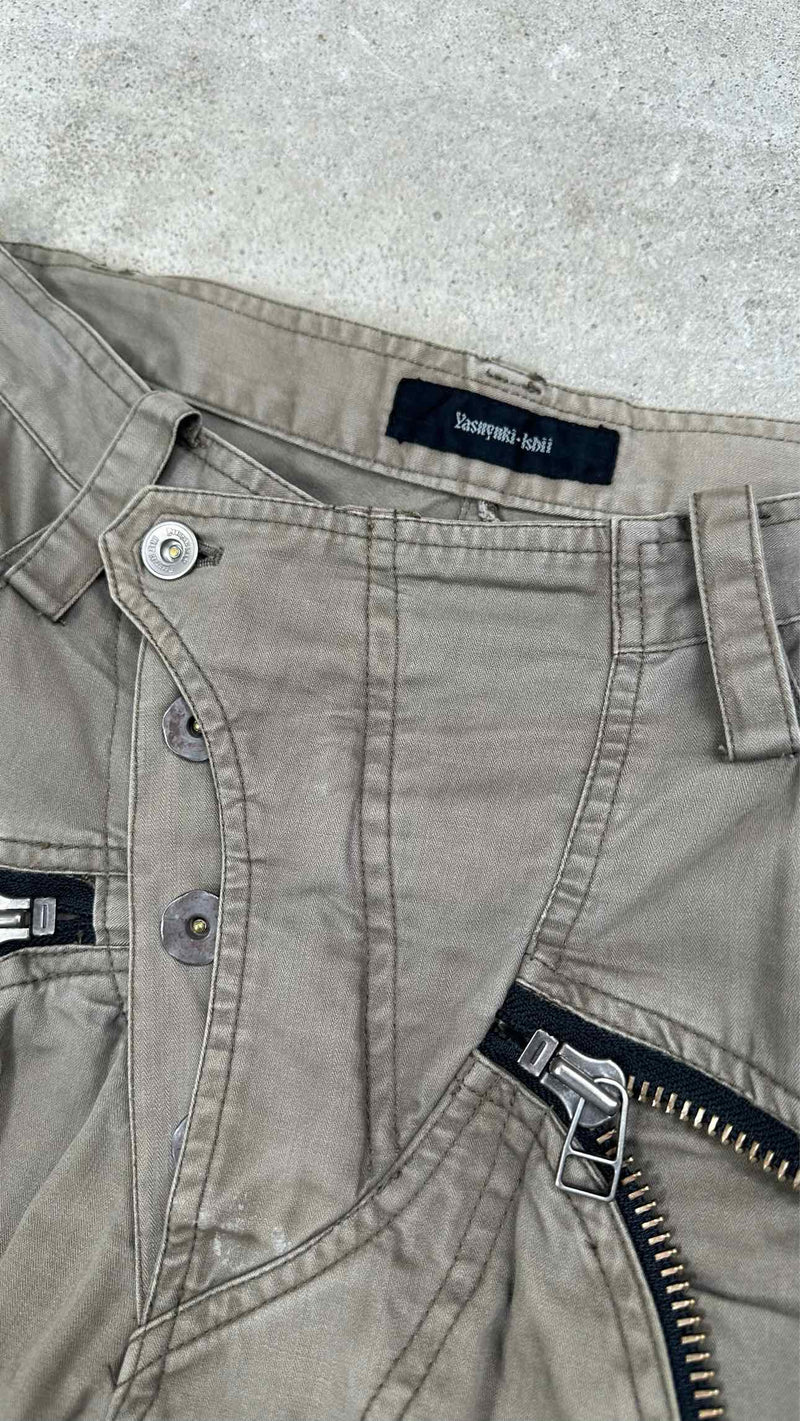 Yasuyuki Ishii Zip-cargo Pants