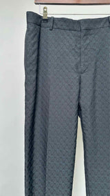 Alexander McQueen Skull Jacquard Pants