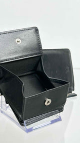 Y's Leather Stripe Pouch