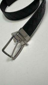 Bottega Veneta Reverisble Woven Leather Belt