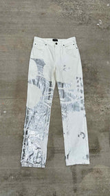 Calvin Klein 205W39NYC X Andy Warhol Foil-printed Jeans