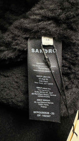 Sandro Shearling Short Coat