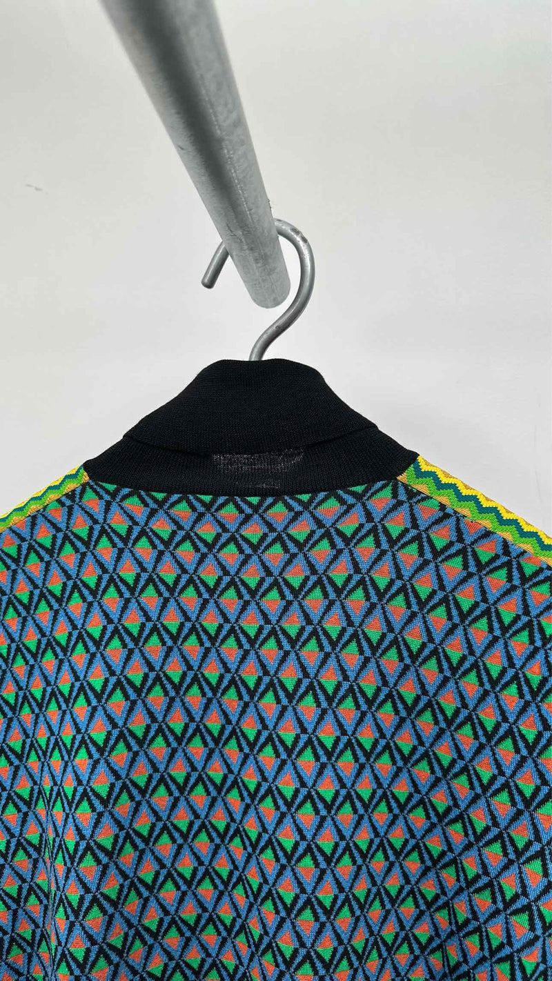 PRADA High-neck Geometric Sweater