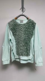 Rachel Comey L/S Front-fur Towel Top