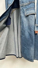 Alexander McQueen Embroidered Denim Tail Coat