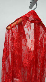 Balenciaga Floral-lace Blouse