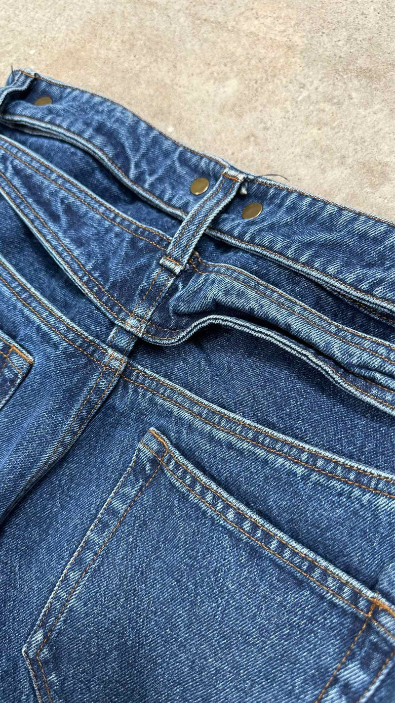 Y/ Project Detail High-waisted Wide Jeans