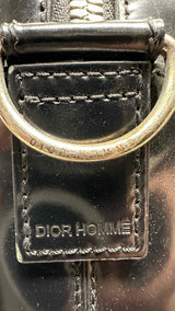 Dior Homme Glossy-Leather Document Brief Bag