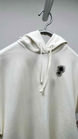 Simone Rocha S/S Oversized Rose Embroidered Hoodie