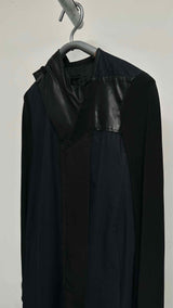 Rick Owens Leather-hybrid Light Coat