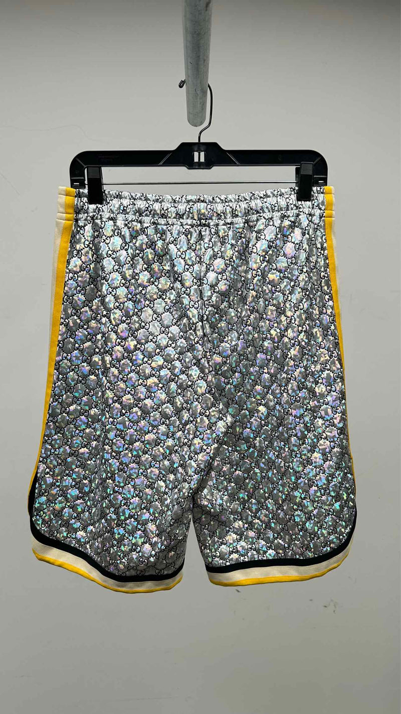 Gucci Laminated Sparkling GG Jersey Shorts