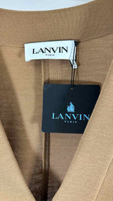 Lanvin Front Pocket Long Sleeve Dress