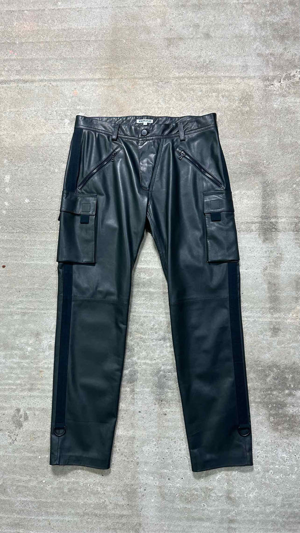 NOMENKLATURA Leather Cargo Pants