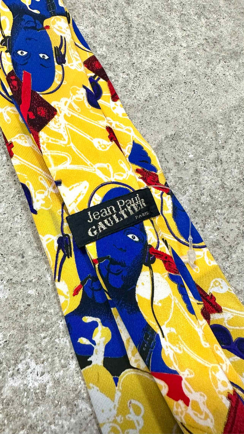 Jean Paul Gaultier Printed Tie