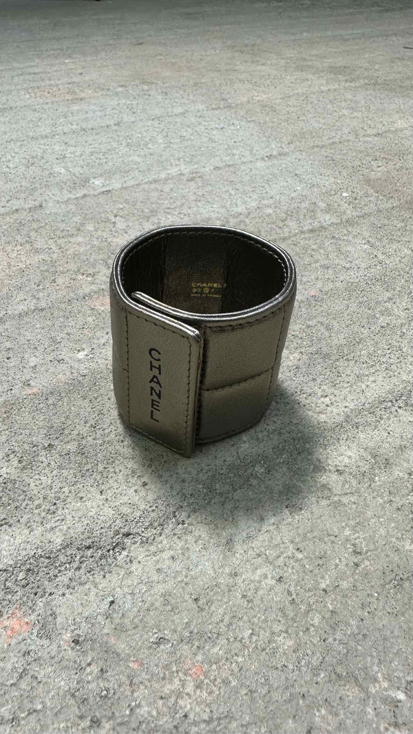 Chanel Leather Wristband